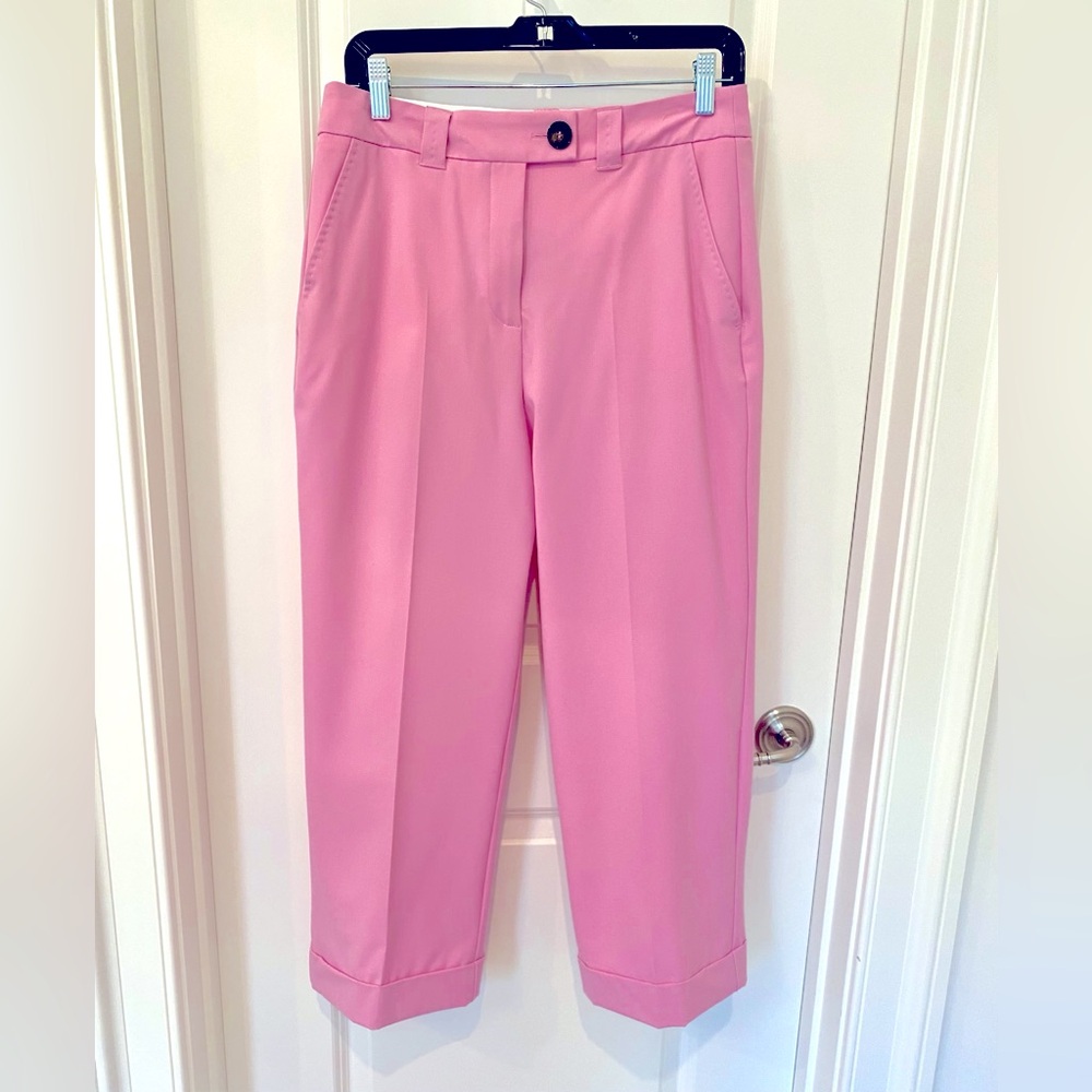 NWT Marella Pink Cropped and cuffed size 8 pants
